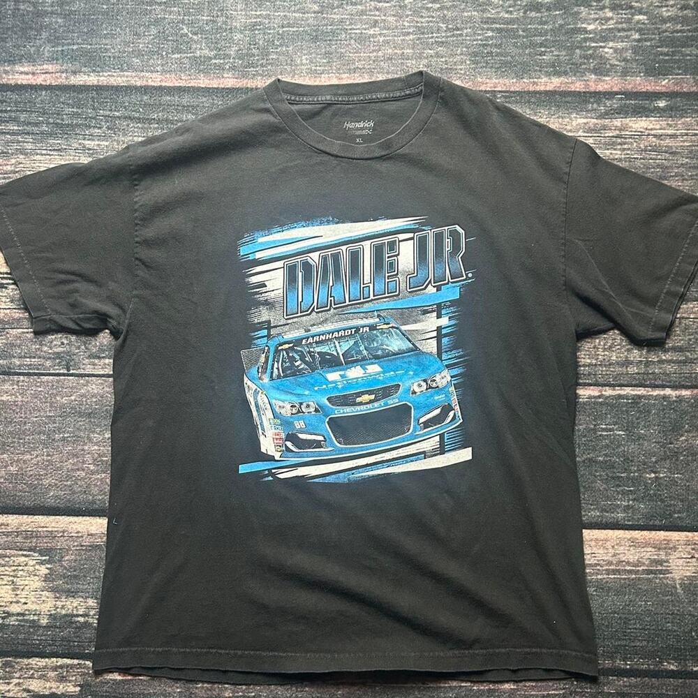 Dale Jr Shirt Mens 3XL Hendrick Nascar Black Short Sleeve Graphic Tee Racing